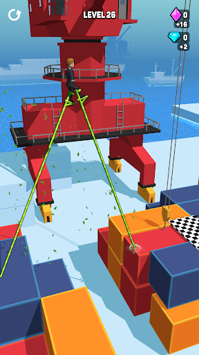Stilts Run: Walk & Step Over Stilts Run: Walk & Step Over