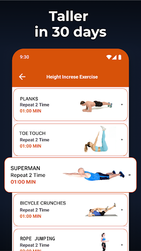 Height Increase Exercise GROW