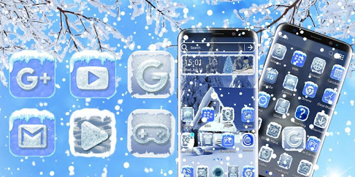 Ice Snow Launcher Theme