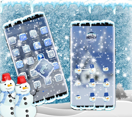 Ice Snow Launcher Theme